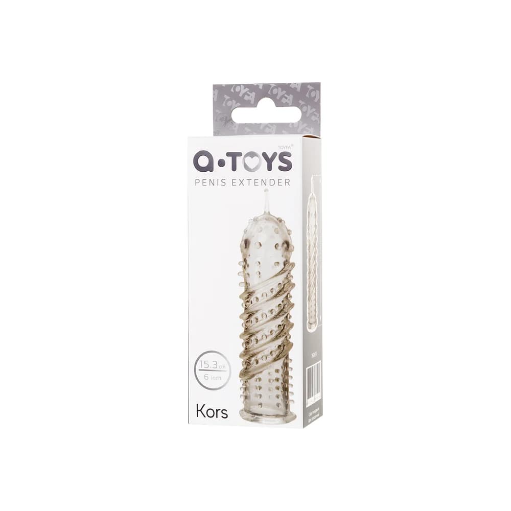 A-Toys by TOYFA Şeffaf TPR 15.3 cm Esnek Penis Uzatıcı ve Kılıf thumbnail 4