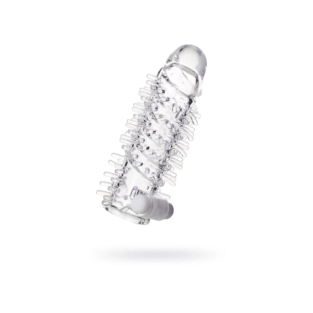A-Toys by TOYFA Fril Şeffaf TPR Penis Kılıfı 13.4 cm
