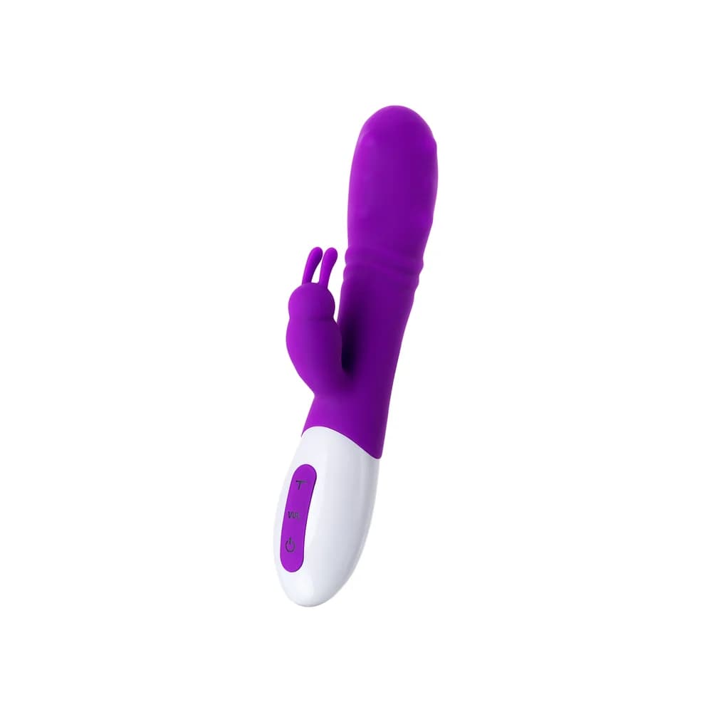 Jos Taty 12 Boncuklu Mor Silikon Klitoral Uyarıcı ve Masaj Vibratörü 21.5 cm thumbnail 3