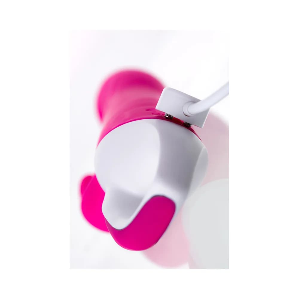 Jos Elly Isıtmalı ve Çift Motorlu G Noktası Klitoral Vibratör Pembe 21.5 cm thumbnail 16