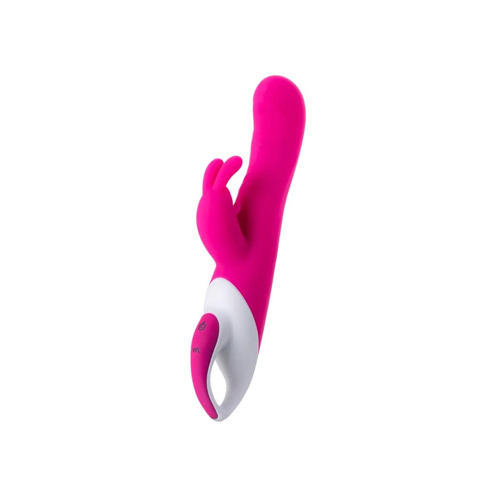 Jos Elly Isıtmalı ve Çift Motorlu G Noktası Klitoral Vibratör Pembe 21.5 cm thumbnail 3