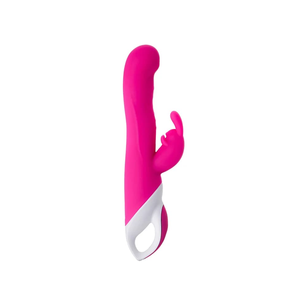 Jos Elly Isıtmalı ve Çift Motorlu G Noktası Klitoral Vibratör Pembe 21.5 cm thumbnail 4