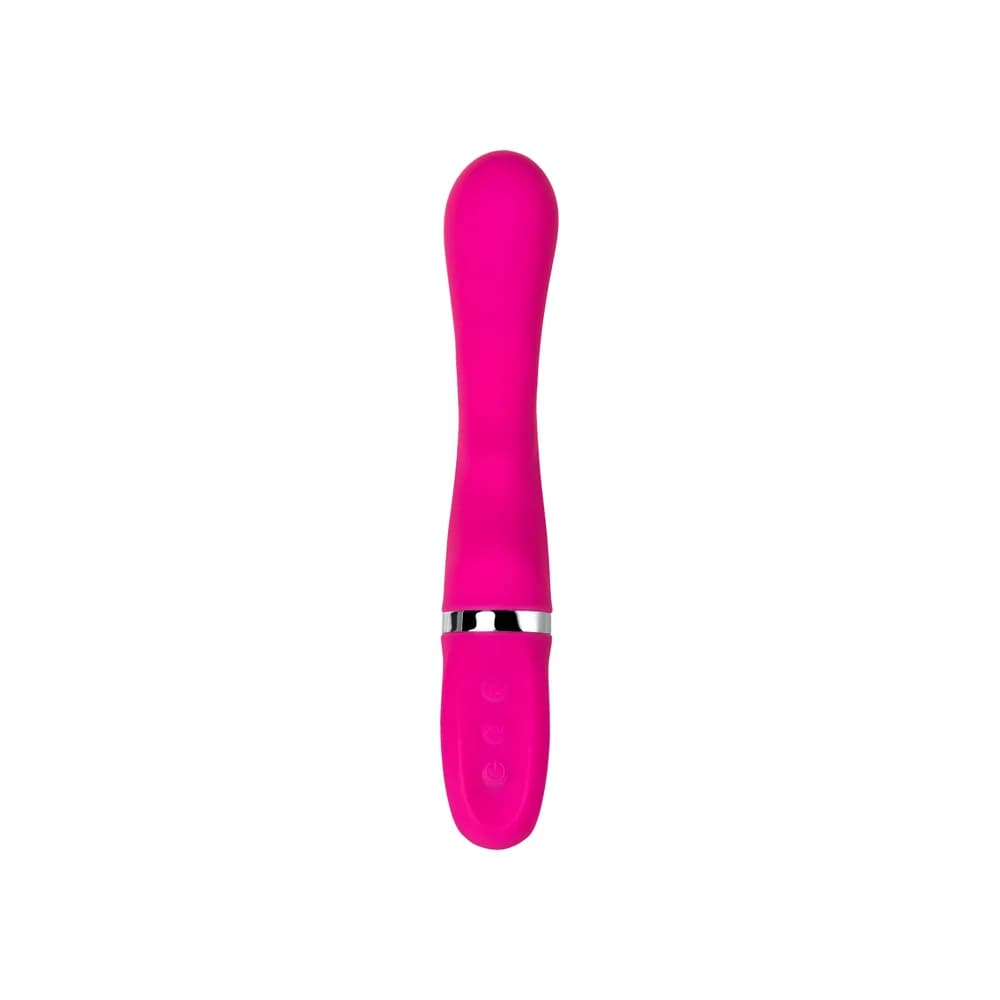 Jos Pilo WOW Modlu Silikon Pembe 20 cm G-Noktası Vibratör thumbnail 2