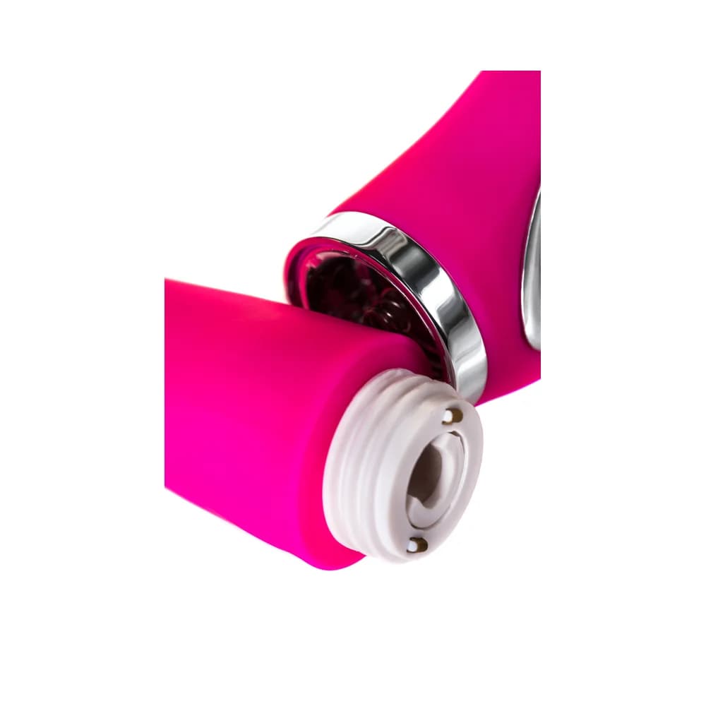 Jos Pilo WOW Modlu Silikon Pembe 20 cm G-Noktası Vibratör thumbnail 9