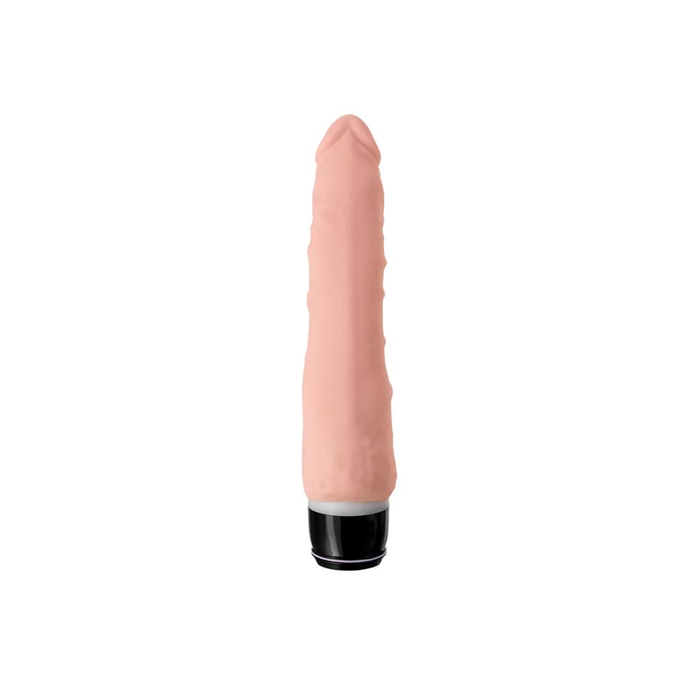 A-Toys by TOYFA Akın 7 Titreşim Modlu Ten Rengi Silikon Realistik Vibratör 20.2 cm thumbnail 3