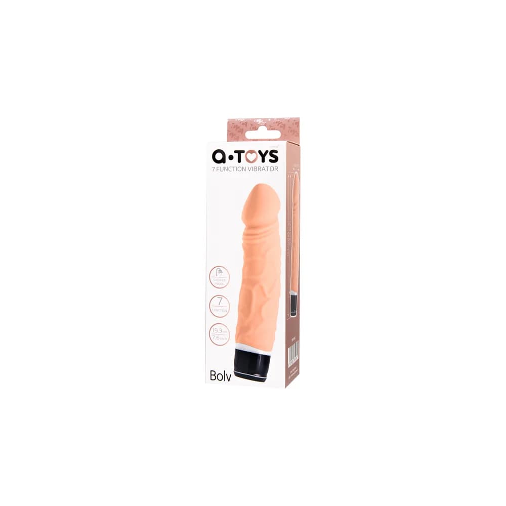 A-Toys by TOYFA Bolv Realistik Silikon Vibratör Ten 19.3 cm thumbnail 6