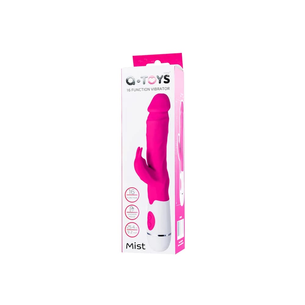 A-Toys by TOYFA Mist Silikon Pembe Klitoral Uyarıcılı Vibratör 25.4 cm thumbnail 6