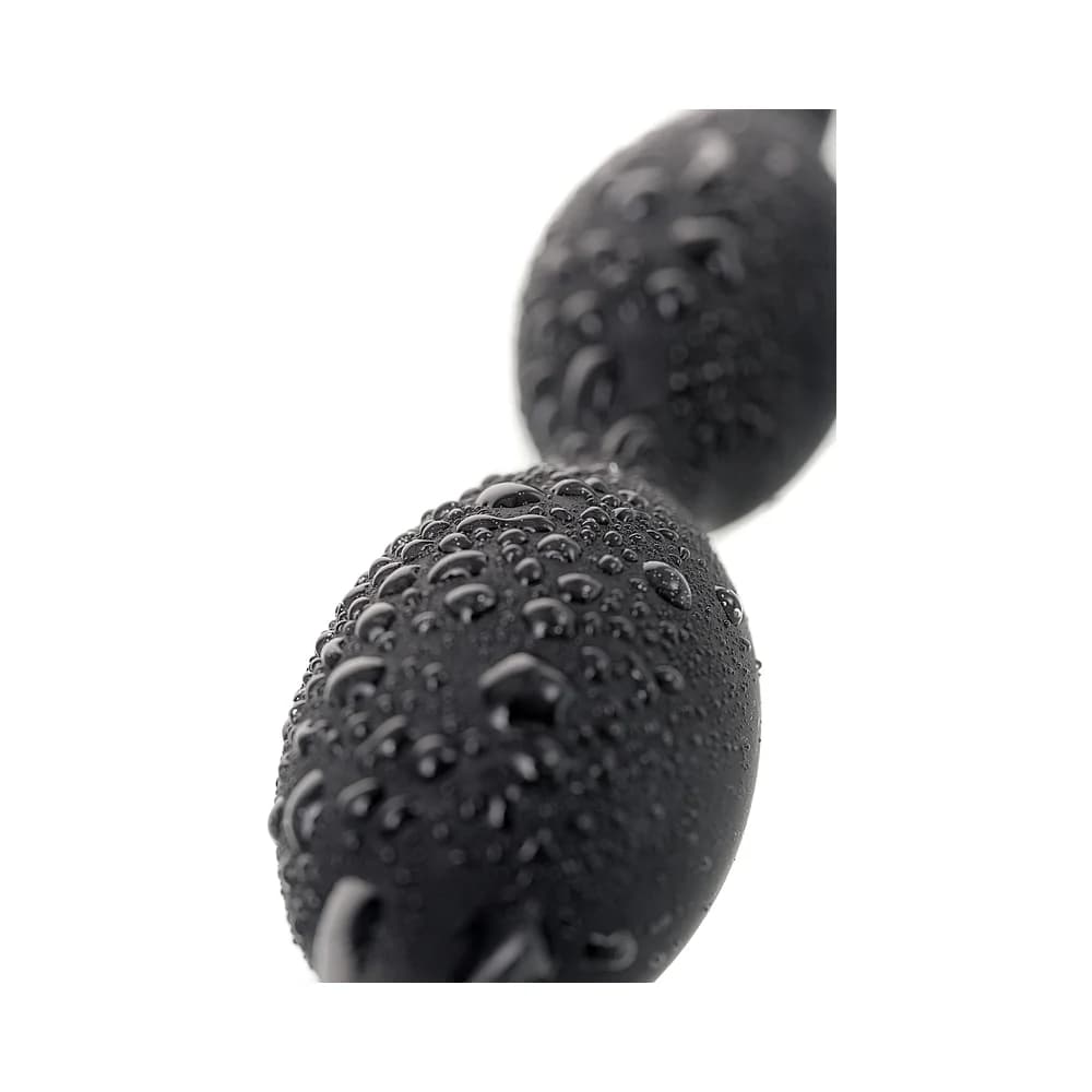 A-Toys by Toyfa Siyah Silikon Anal Boncuk - 19,5 cm thumbnail 7