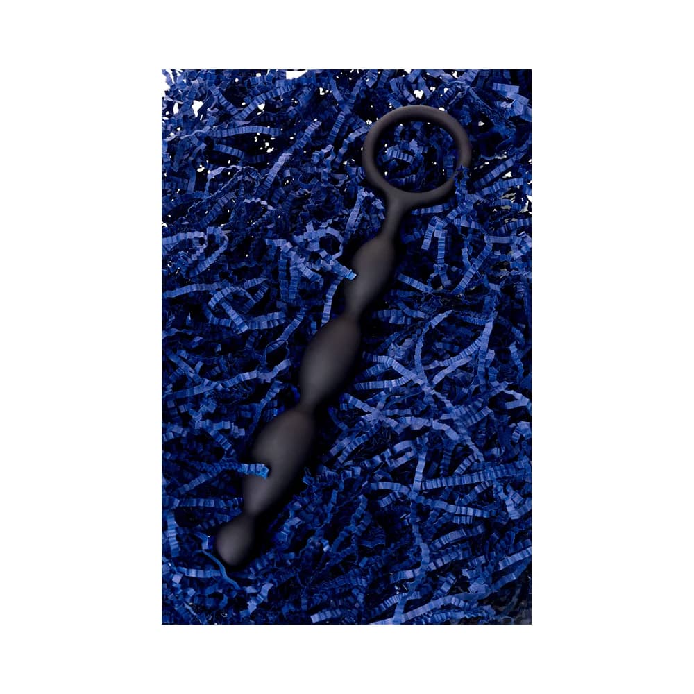 A-Toys by Toyfa Siyah Silikon Anal Boncuk - 19,5 cm thumbnail 9