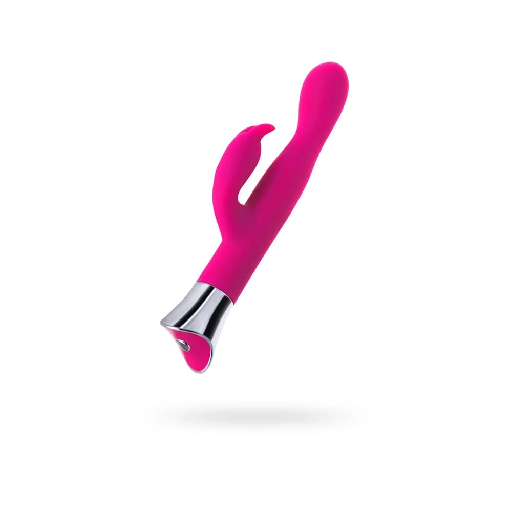 Jos Loly Çift Etkili Klitoral ve G Noktası Uyarıcı Silikon Vibratör - Pembe 21.6 cm