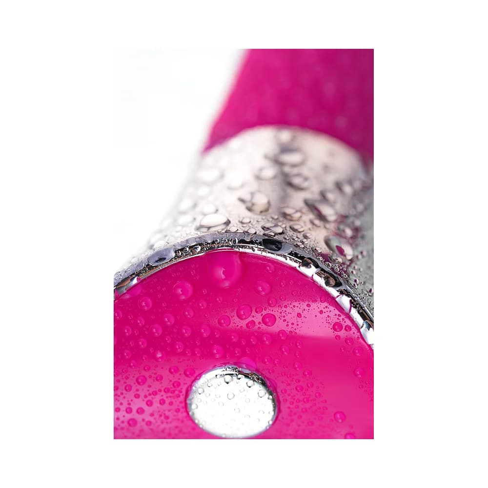 Jos Loly Çift Etkili Klitoral ve G Noktası Uyarıcı Silikon Vibratör - Pembe 21.6 cm thumbnail 14