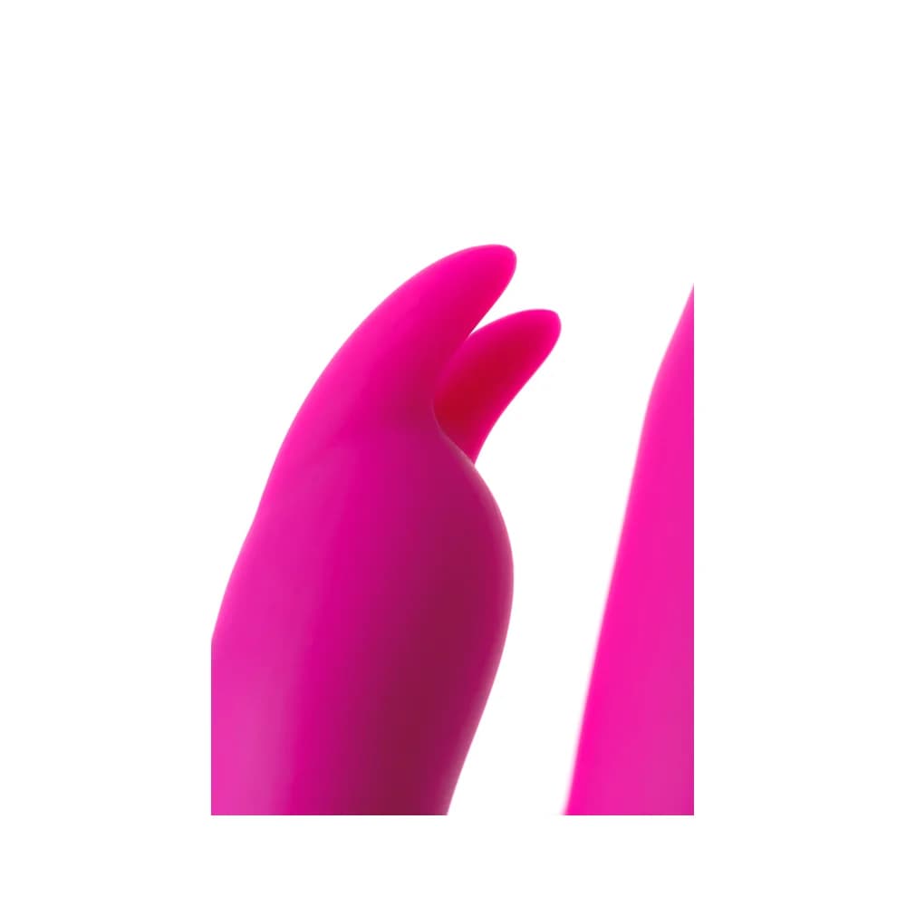 Jos Loly Çift Etkili Klitoral ve G Noktası Uyarıcı Silikon Vibratör - Pembe 21.6 cm thumbnail 10