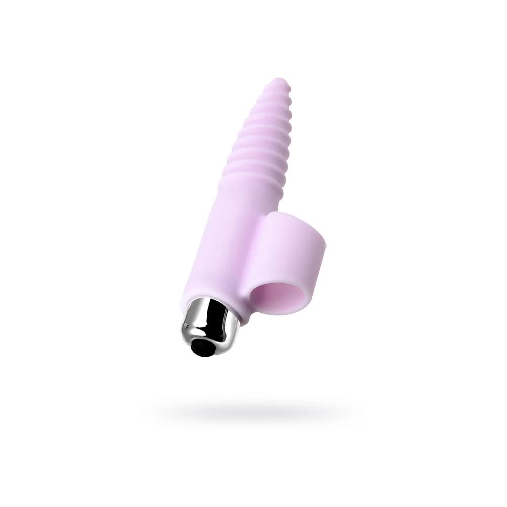 Jos Nova Titreşimli Silikon Parmak Ucu Anal Plug Pembe 9 cm