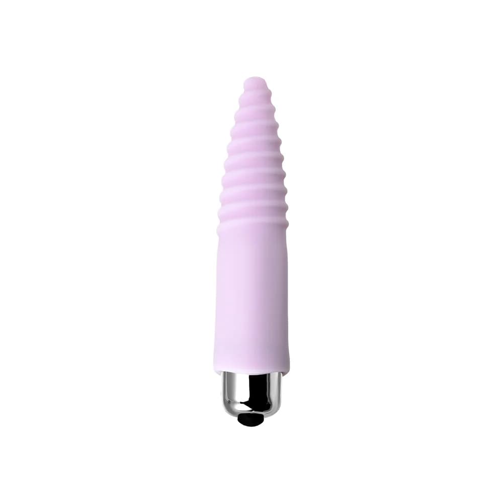 Jos Nova Titreşimli Silikon Parmak Ucu Anal Plug Pembe 9 cm thumbnail 2