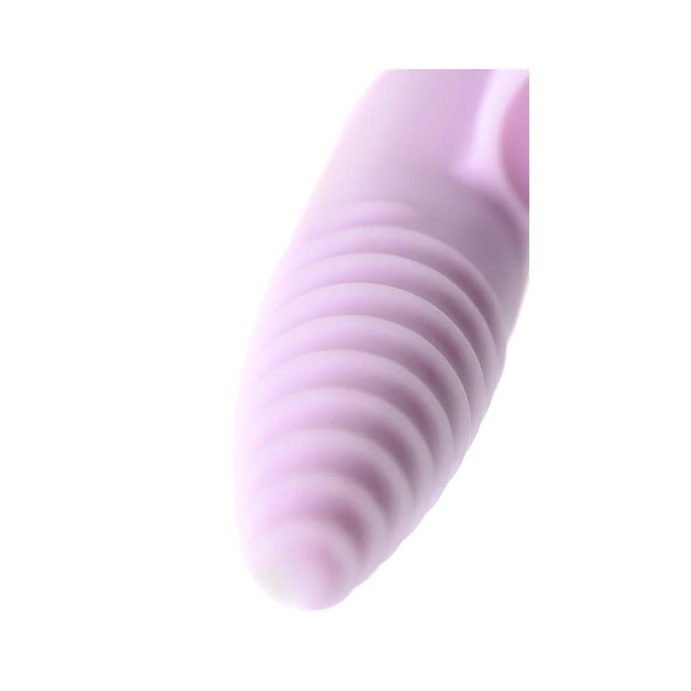 Jos Nova Titreşimli Silikon Parmak Ucu Anal Plug Pembe 9 cm thumbnail 8