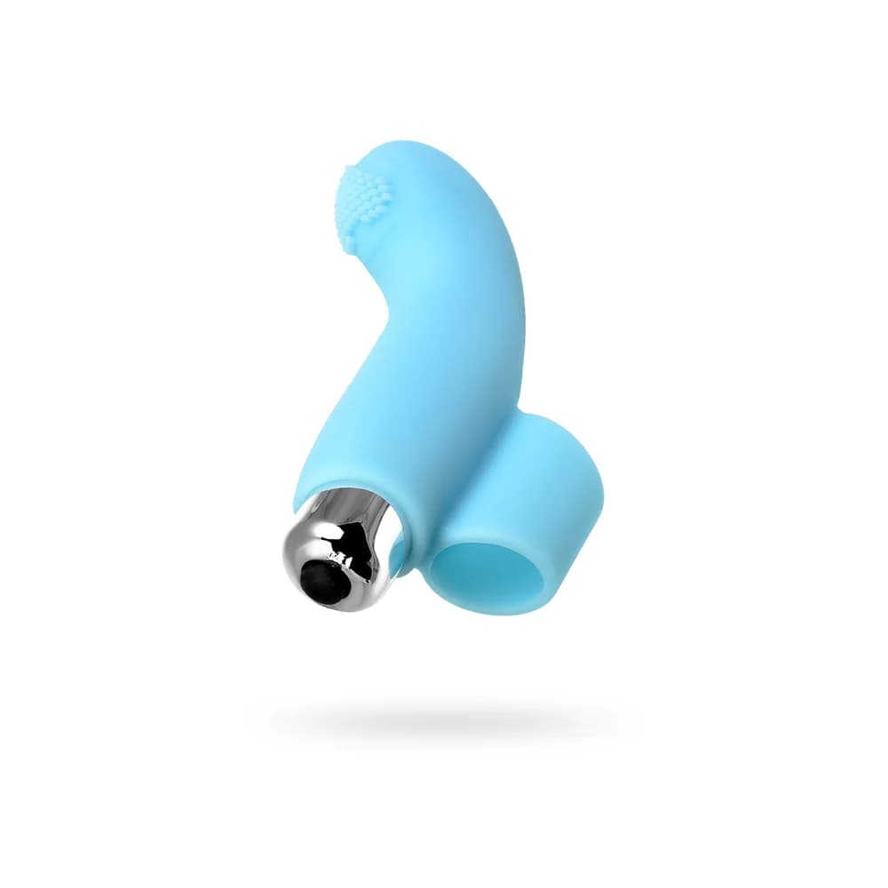 Jos Danko G Noktası Mavi Silikon Parmak Vibratörü 9.5 cm
