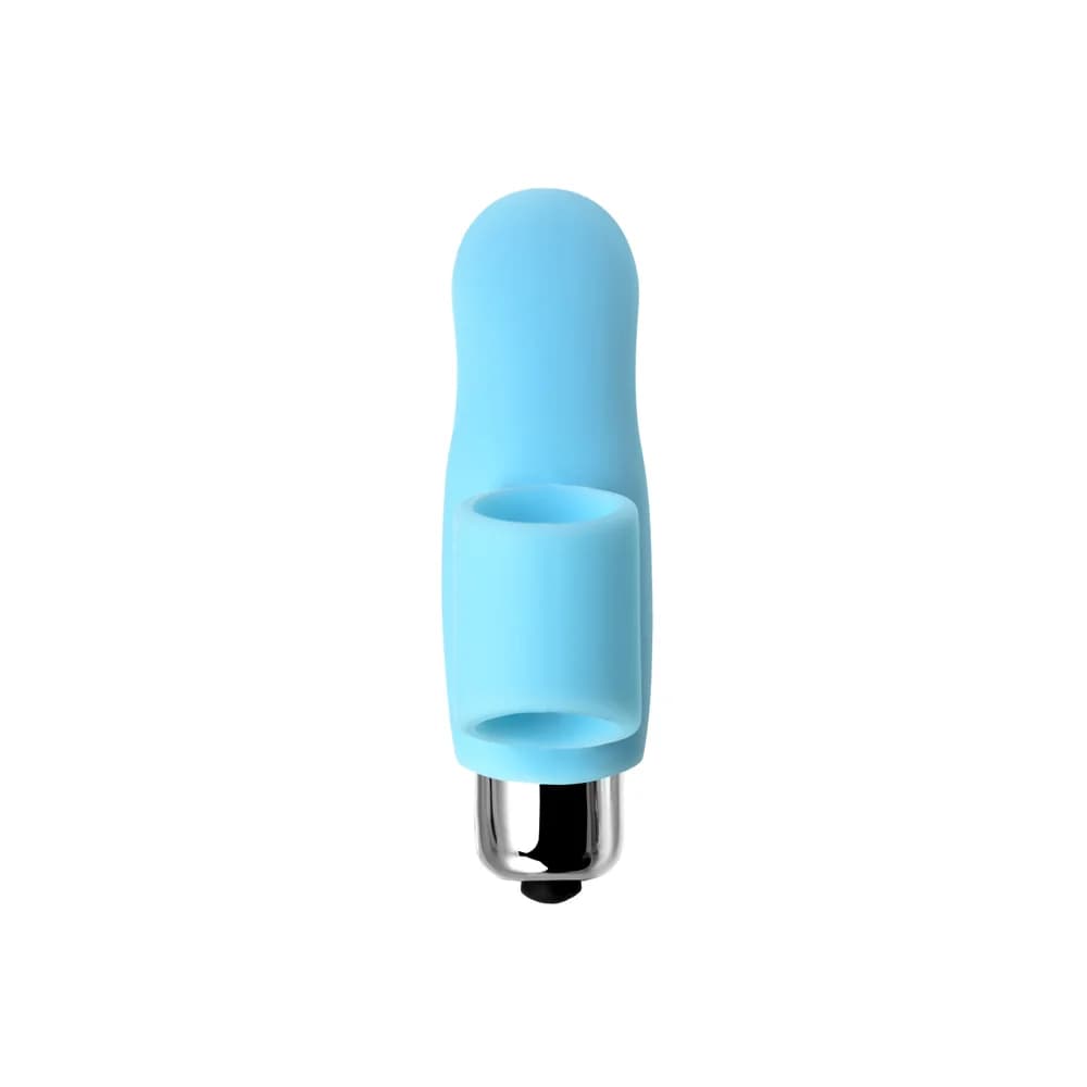 Jos Danko G Noktası Mavi Silikon Parmak Vibratörü 9.5 cm thumbnail 4
