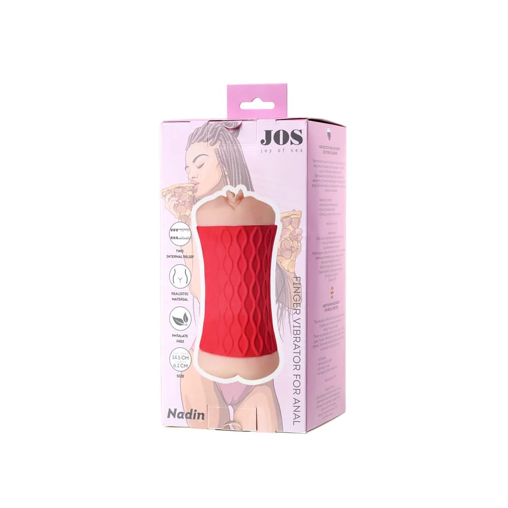 Jos Nadin Çift Taraflı Gerçekçi Mastürbatör Ten 14.5 cm thumbnail 6