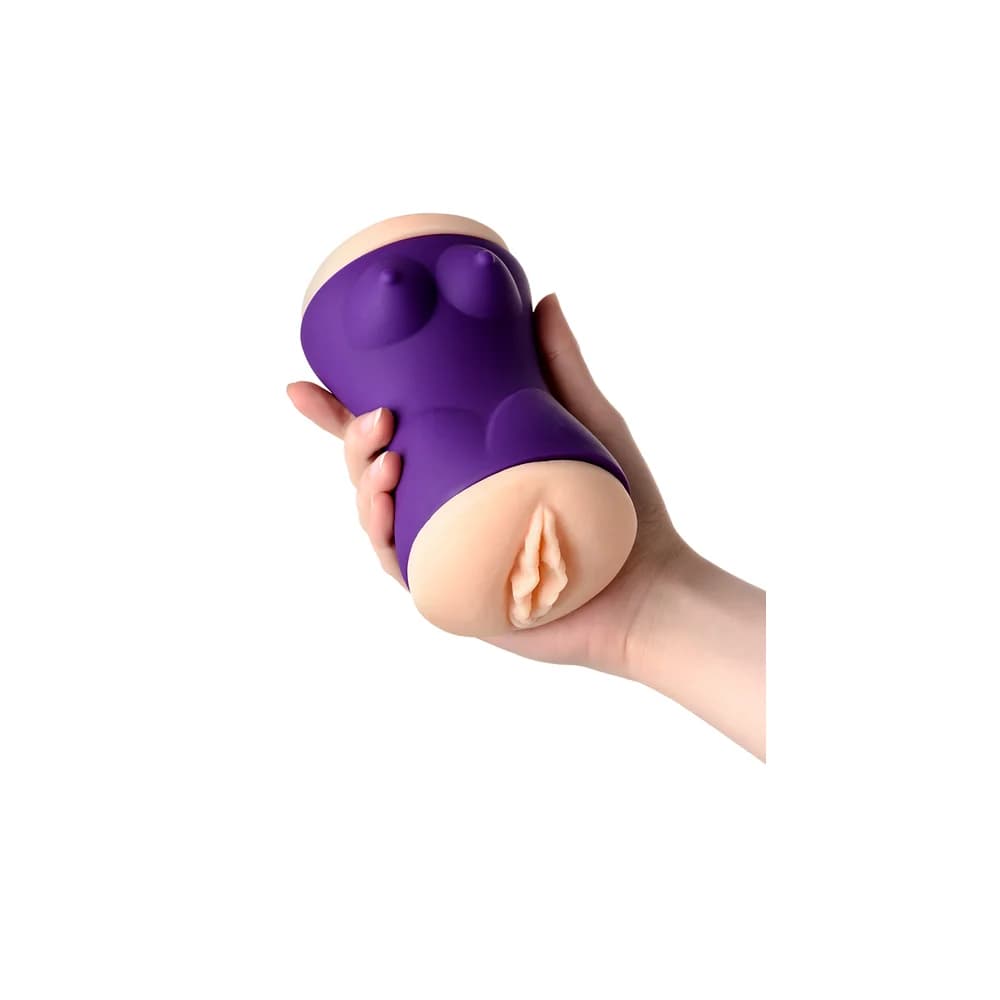 Jos Çift Taraflı Gerçekçi TPR Mastürbatör 17.5 cm Ten thumbnail 11
