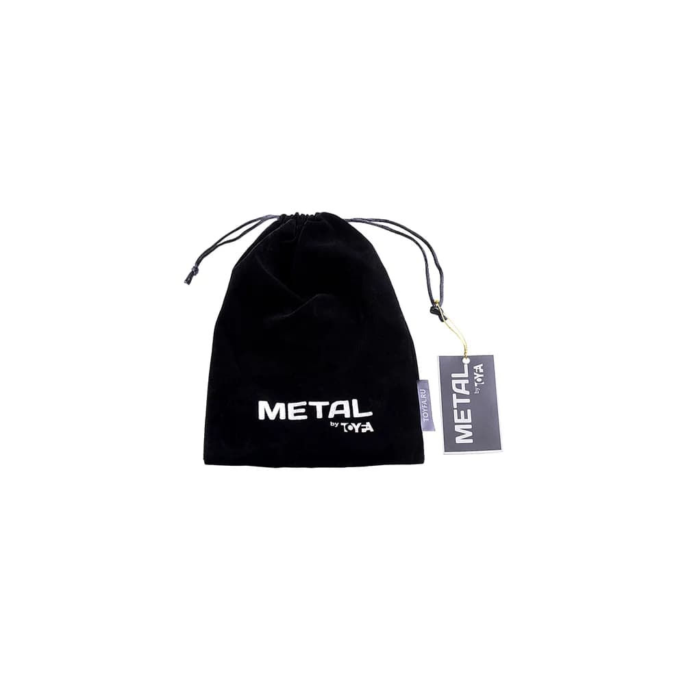 Metal by TOYFA Minyon Gümüş Metal Anal Plug ve Beyaz Faux Kürk At Kuyruğu thumbnail 5