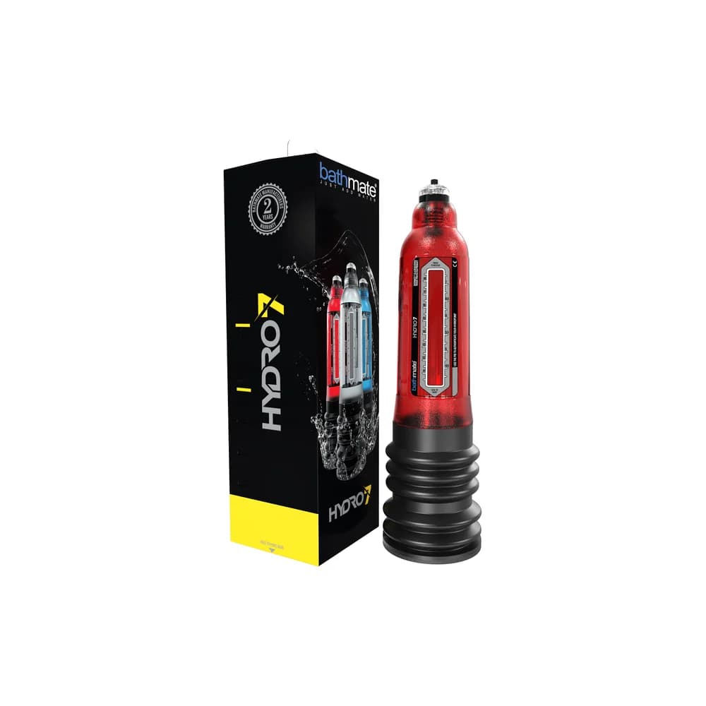Bathmate Hydro7 Hidrolik Penis Pompası ABS Plastik Kırmızı 30 cm thumbnail 4