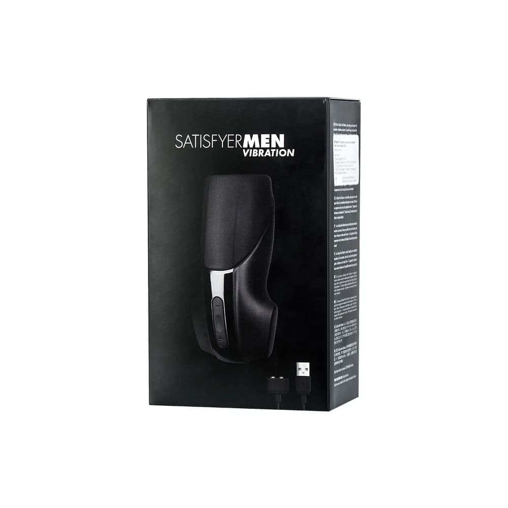 Satisfyer Men Vibration Mastürbatör Siyah 14,5 cm thumbnail 22