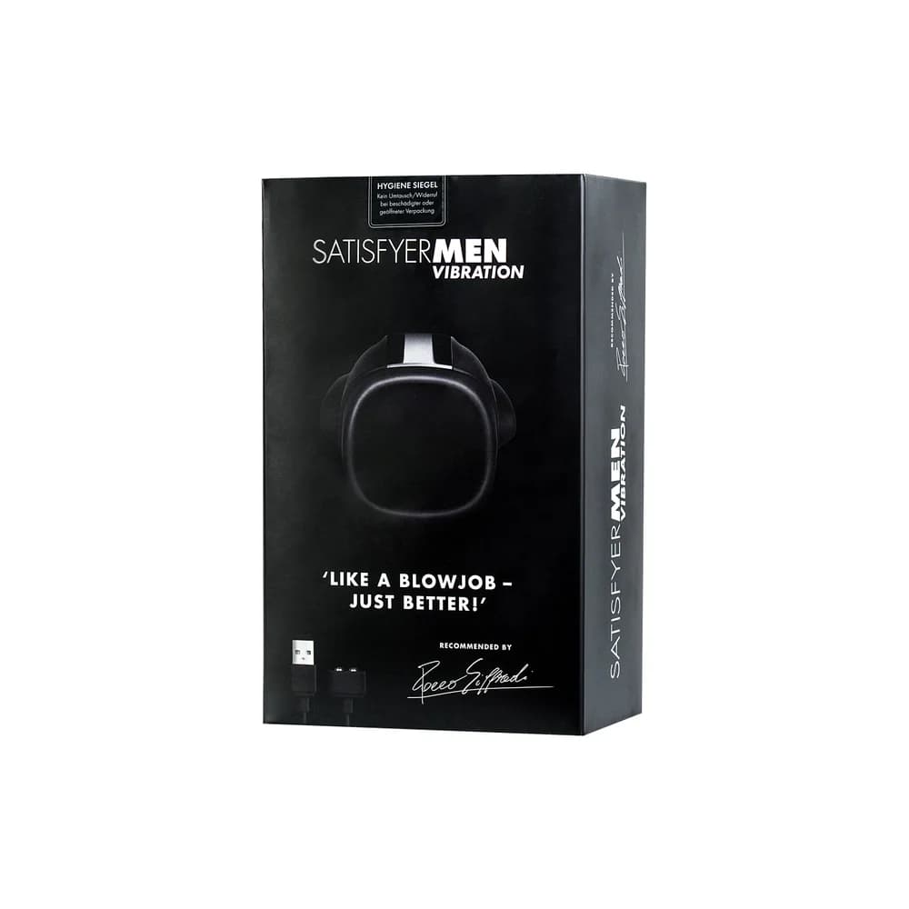 Satisfyer Men Vibration Mastürbatör Siyah 14,5 cm thumbnail 23