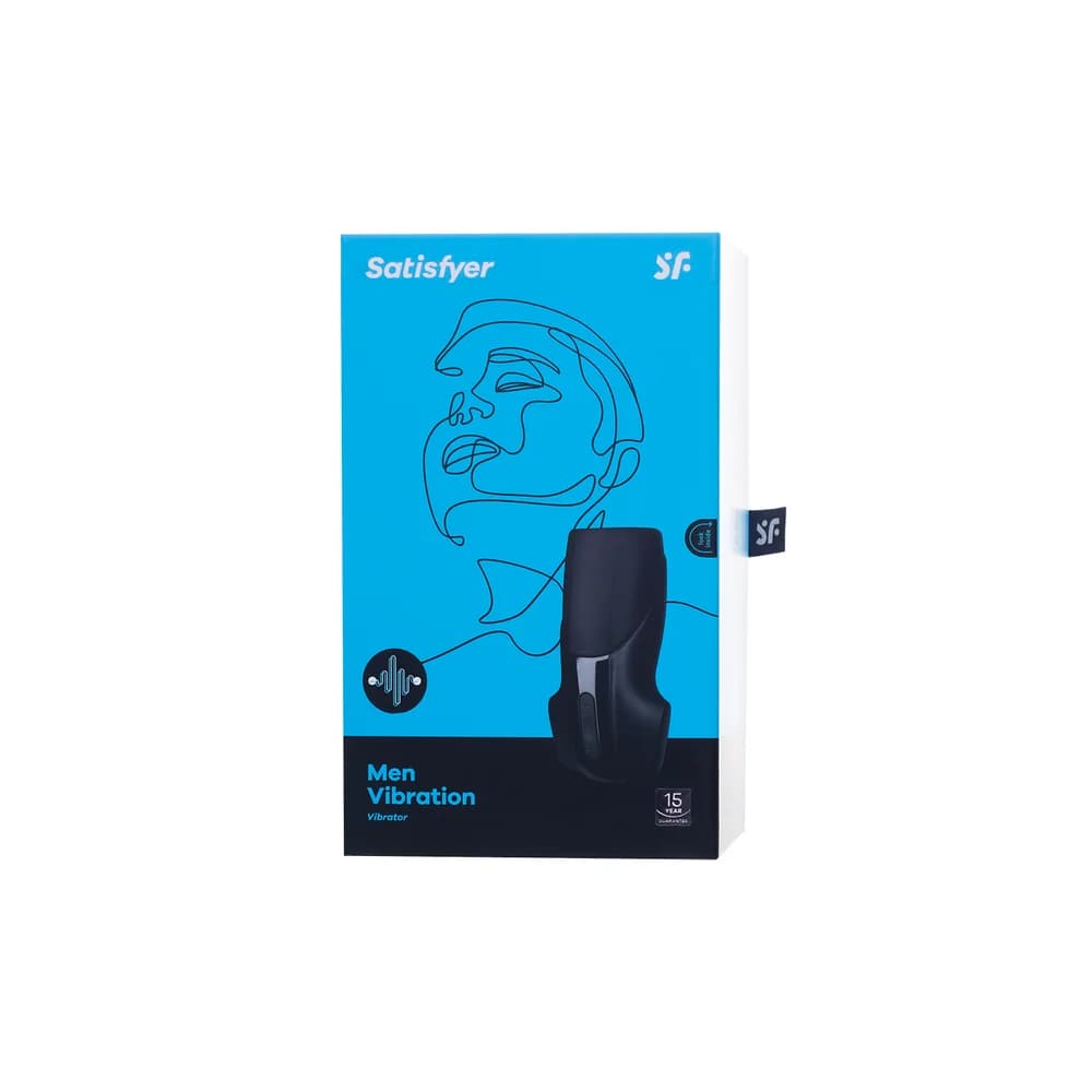 Satisfyer Men Vibration Mastürbatör Siyah 14,5 cm thumbnail 10