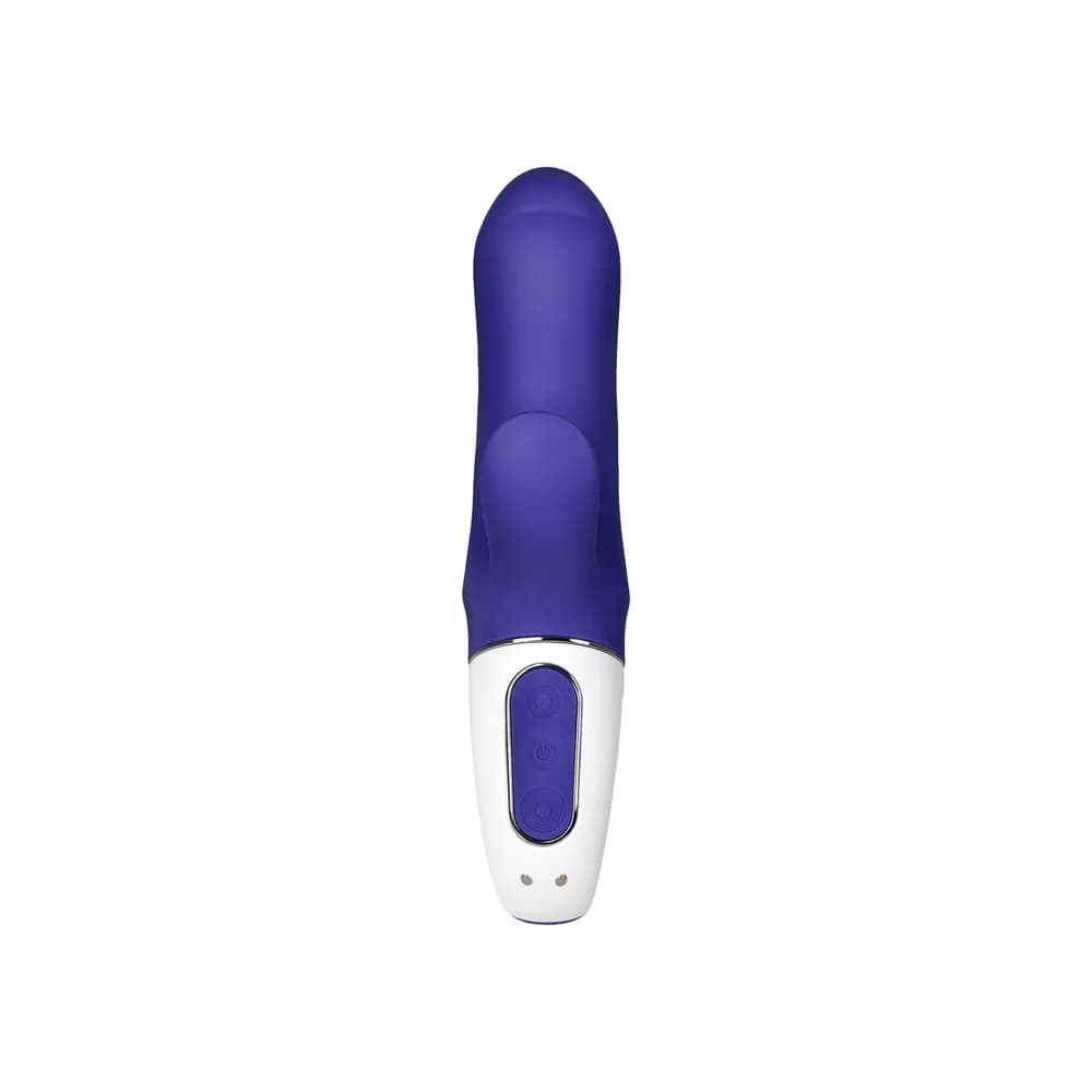Satisfyer Magic Bunny Çift Motorlu G-Noktası ve Klitoris Uyarıcı Mor Vibratör 17.7 cm thumbnail 2