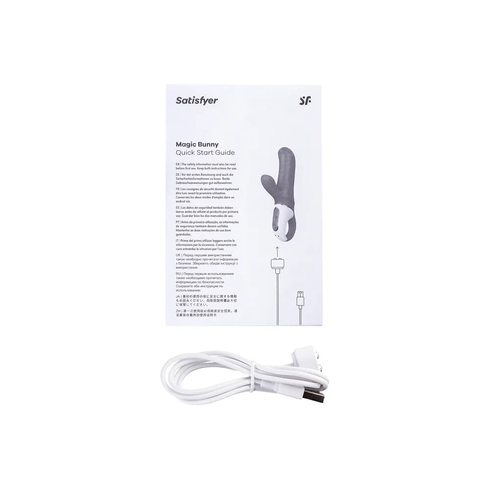 Satisfyer Magic Bunny Çift Motorlu G-Noktası ve Klitoris Uyarıcı Mor Vibratör 17.7 cm thumbnail 5