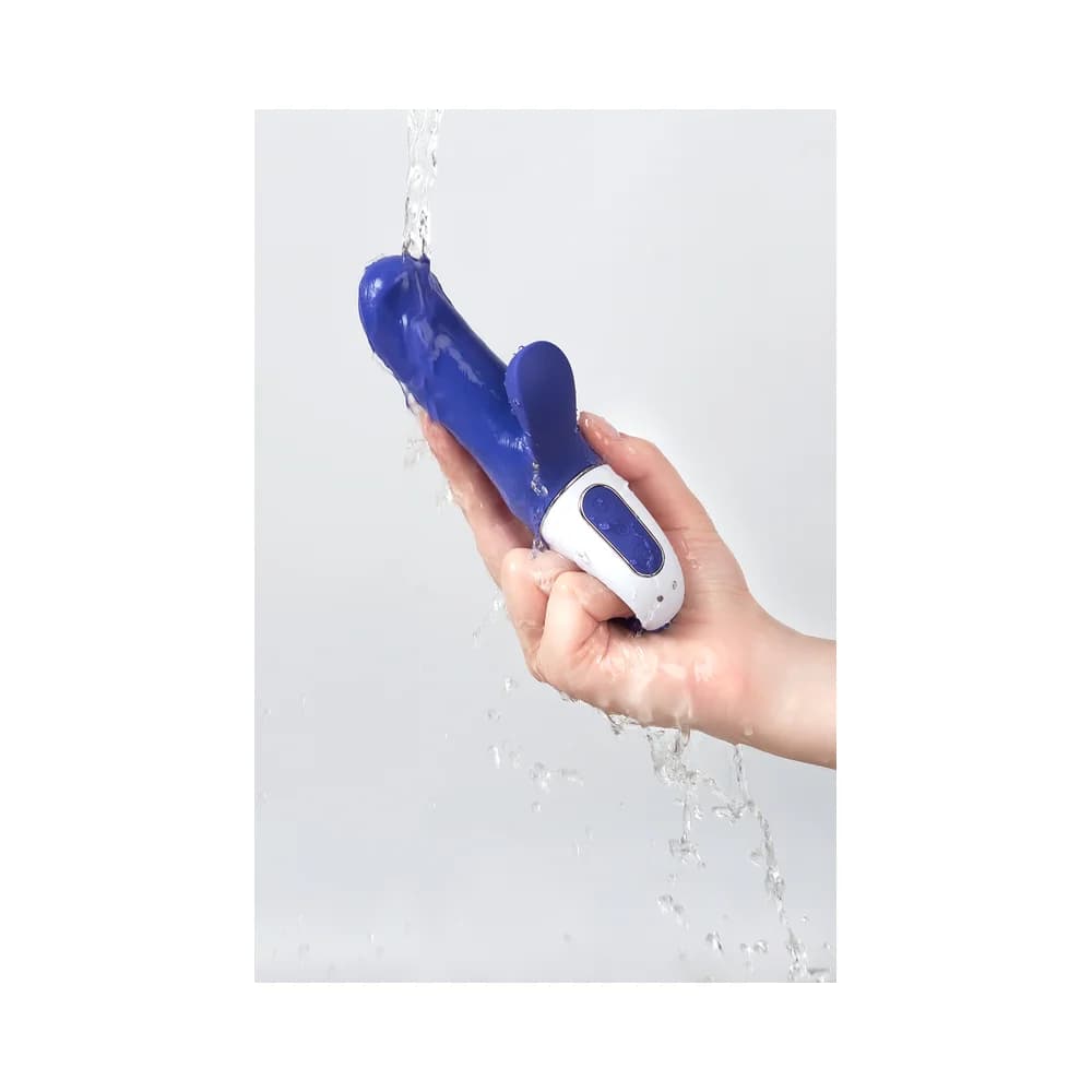 Satisfyer Magic Bunny Çift Motorlu G-Noktası ve Klitoris Uyarıcı Mor Vibratör 17.7 cm thumbnail 7