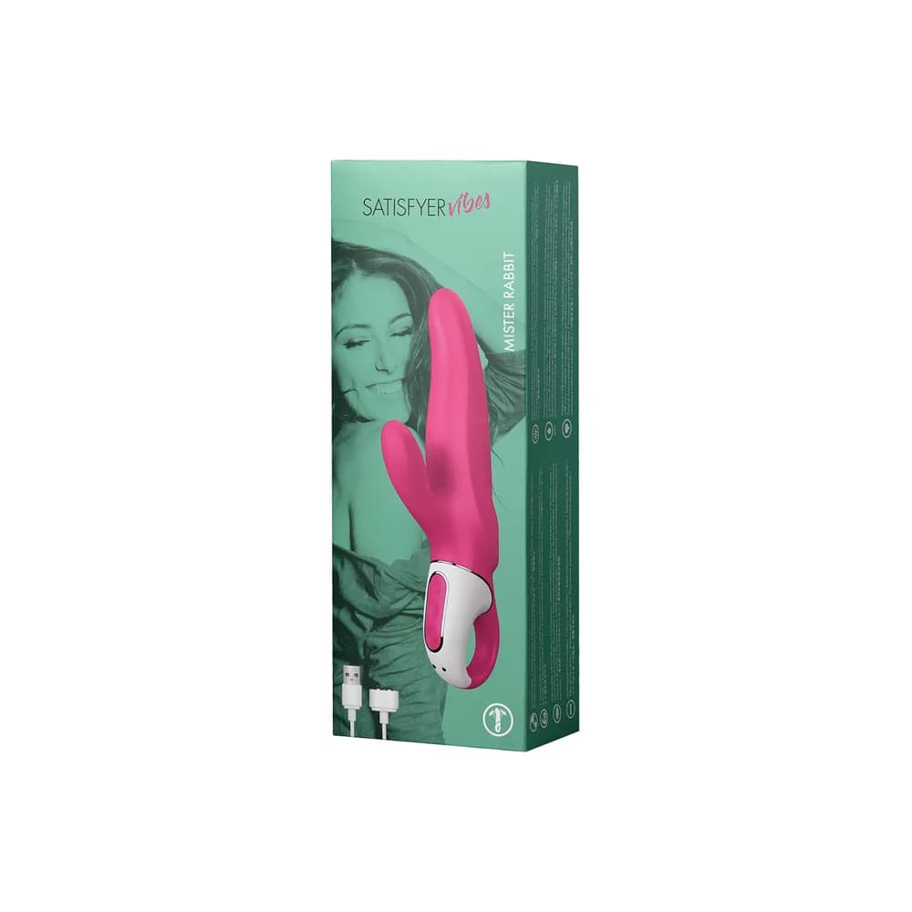 Satisfyer Mr. Rabbit Çift Motorlu G-Noktası ve Klitoris Uyarıcılı Kırmızı Silikon Vibratör 22.1 cm thumbnail 16