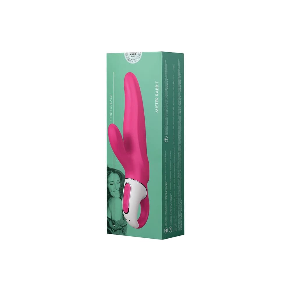 Satisfyer Mr. Rabbit Çift Motorlu G-Noktası ve Klitoris Uyarıcılı Kırmızı Silikon Vibratör 22.1 cm thumbnail 17