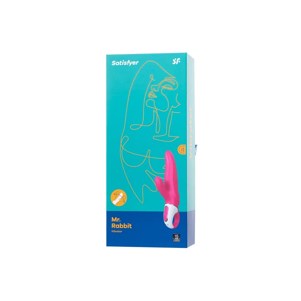 Satisfyer Mr. Rabbit Çift Motorlu G-Noktası ve Klitoris Uyarıcılı Kırmızı Silikon Vibratör 22.1 cm thumbnail 9