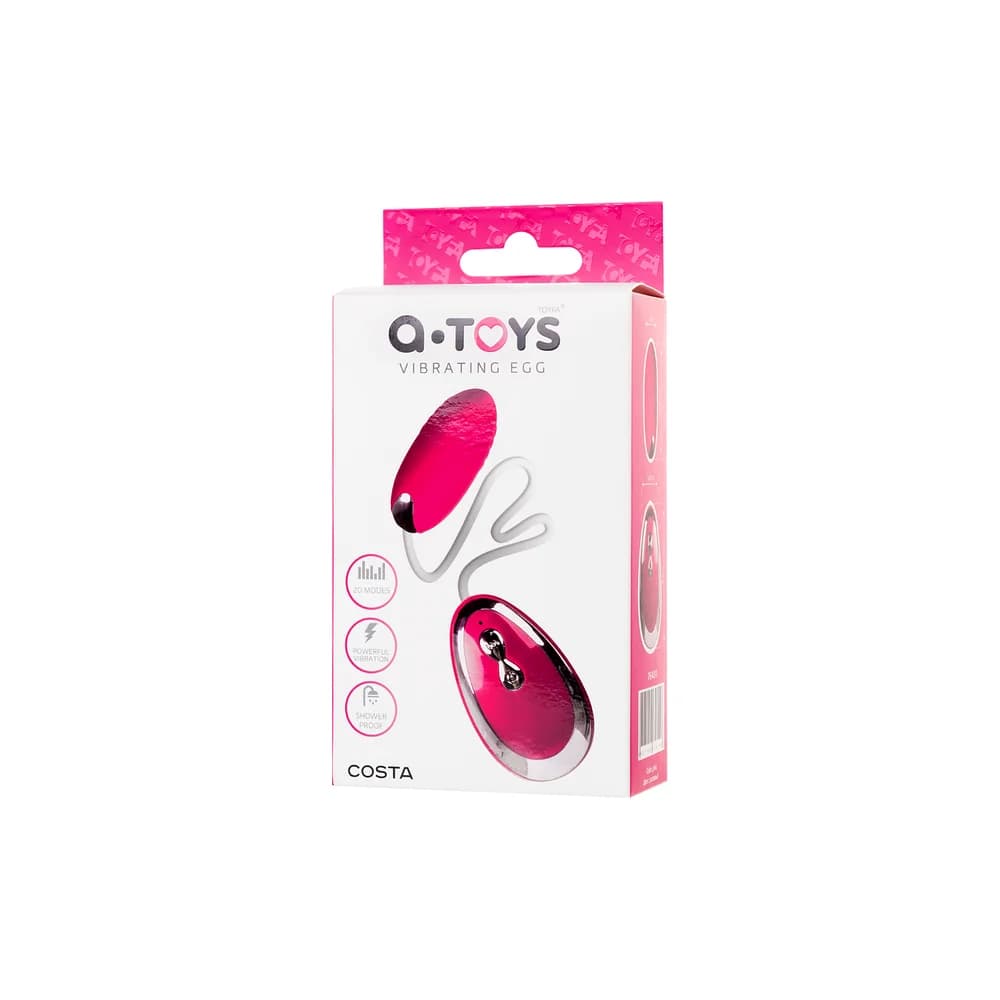 A-Toys by TOYFA Costa Mini Vibratör - Pembe 6.5 cm Kompakt Masaj Cihazı thumbnail 8