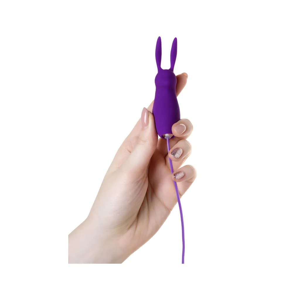 A-Toys by TOYFA Bunny Mini Silikon Vibratör - Mor thumbnail 3