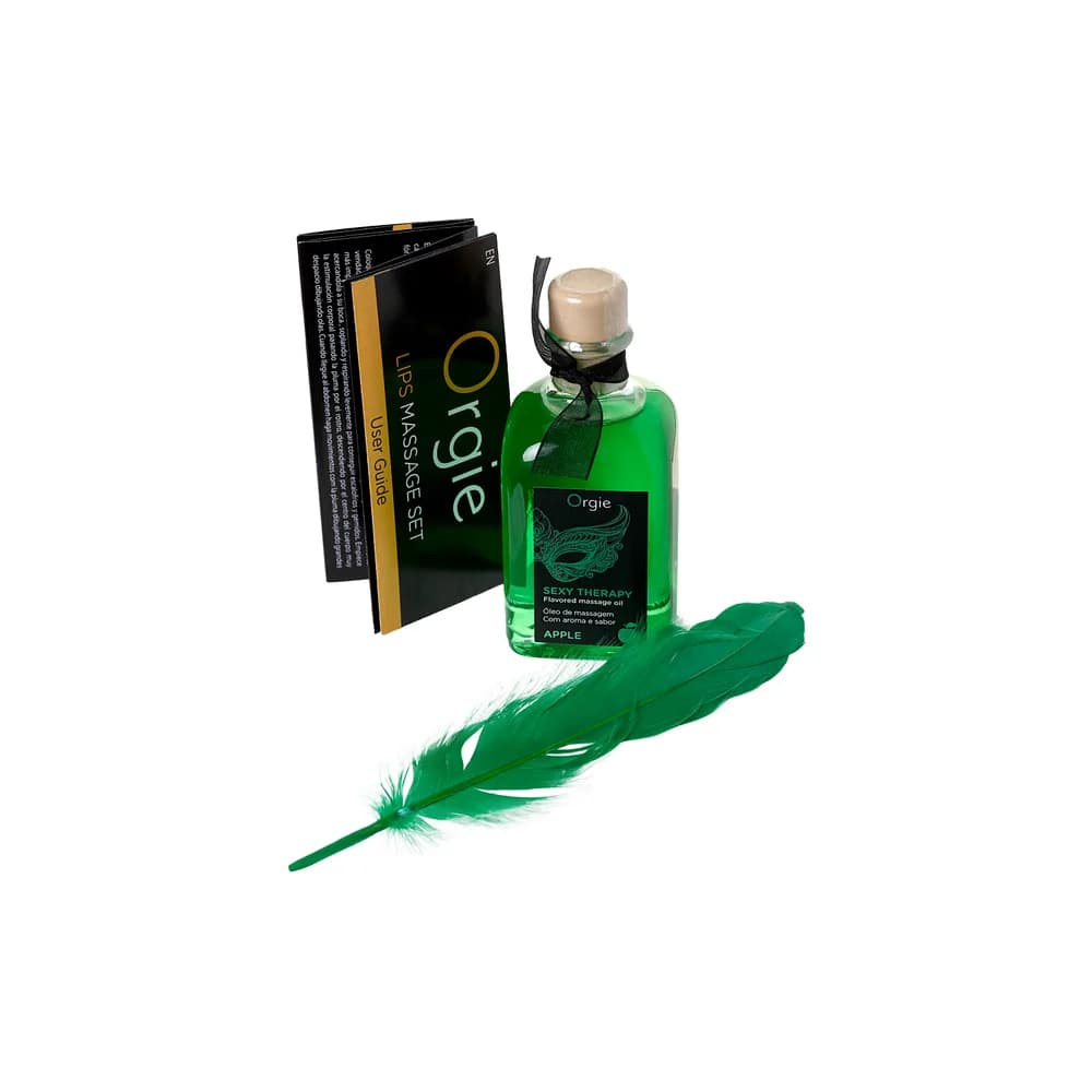 Orgie Sexy Therapy Apple Elma Aromalı Güçlendirici Masaj Yağı 100 ml thumbnail 4