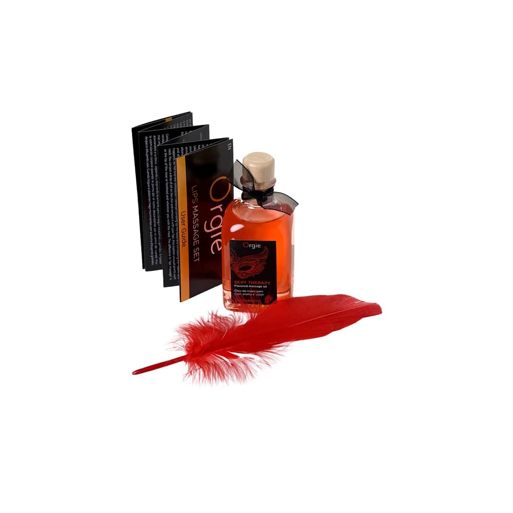 Orgie Sexy Therapy Çilek Aromalı Güçlendirici ve Uyarıcı Masaj Yağı 100 ml thumbnail 4