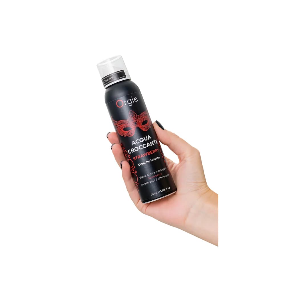 Orgie Acqua Croccante Çilek Aromalı Efervesan Nemlendirici Masaj Köpüğü 150 ml thumbnail 5