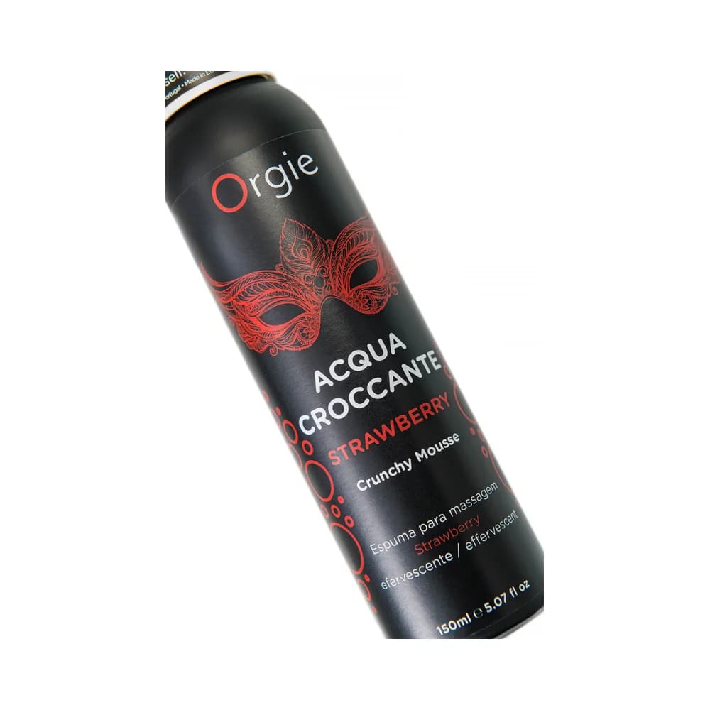 Orgie Acqua Croccante Çilek Aromalı Efervesan Nemlendirici Masaj Köpüğü 150 ml thumbnail 6