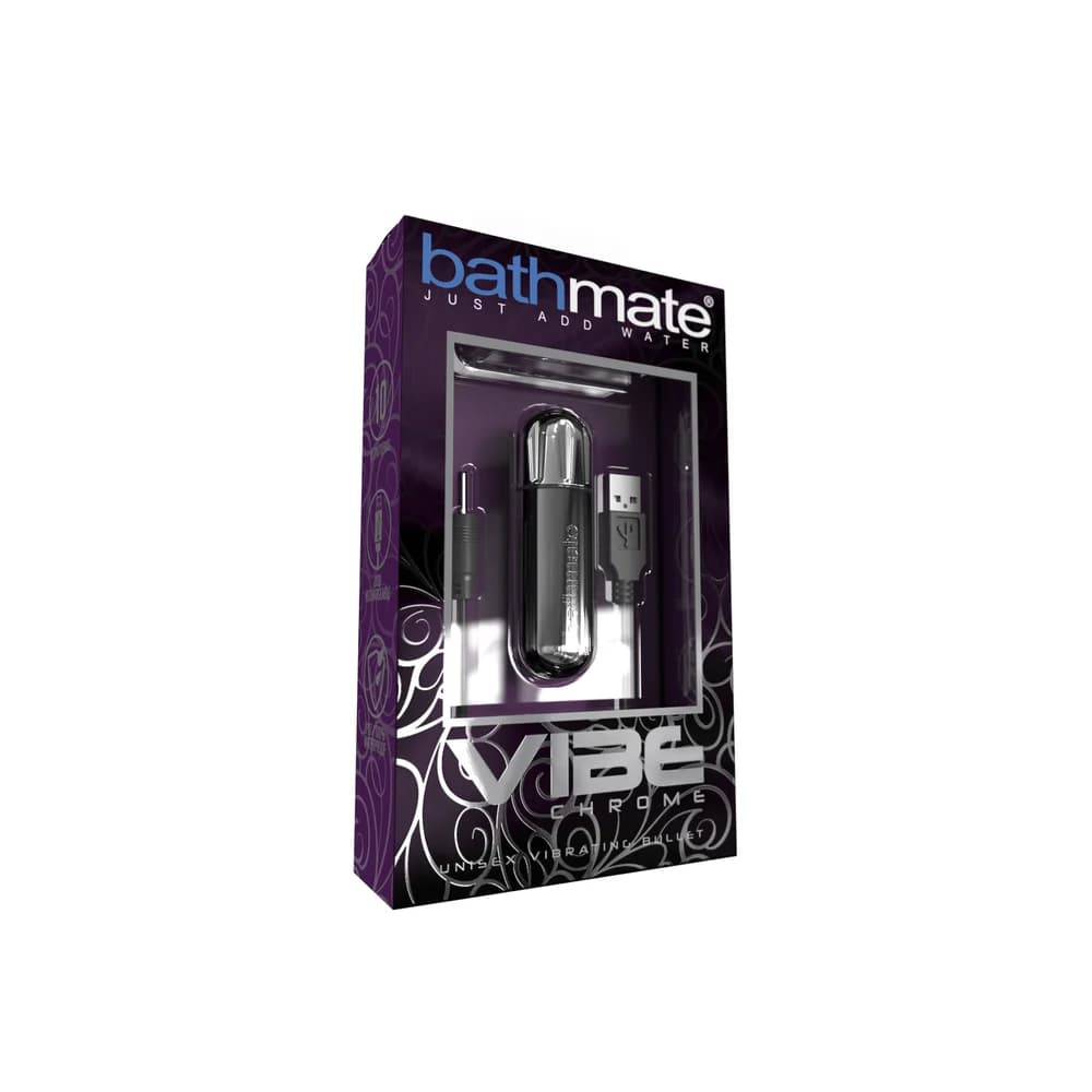 Bathmate Vibe Bullet Krom Vibratör - Gümüş thumbnail 4