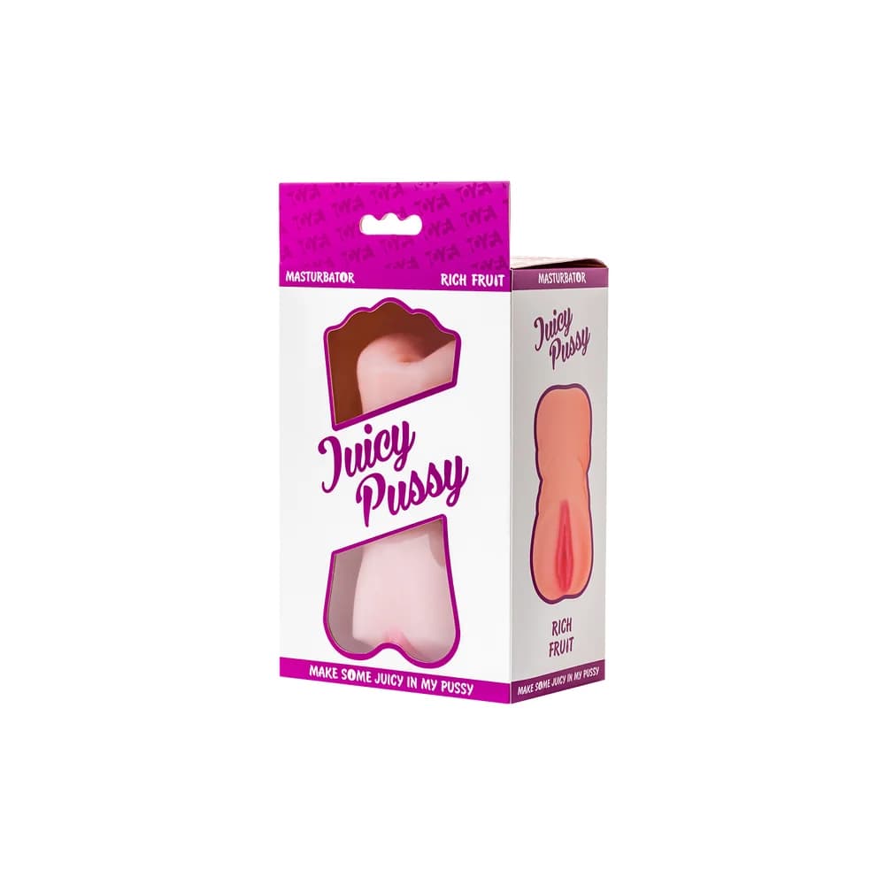 Juicy Pussy by TOYFA Rich Fruit Çift Taraflı Gerçekçi TPR Mastürbatör Ten 16 cm thumbnail 10