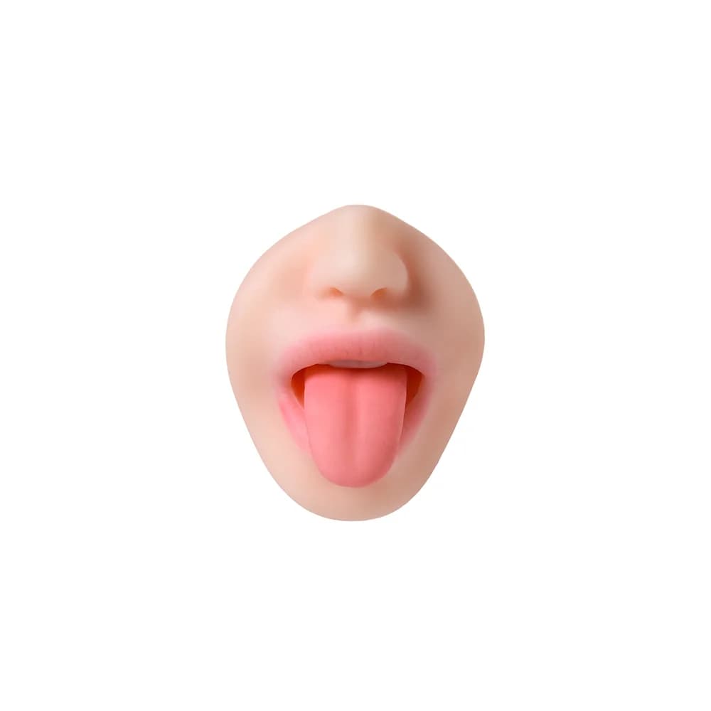 Juicy Pussy by TOYFA Fruity Tongue Gerçekçi Ağız ve Vajina Mastürbatör 19 cm Ten thumbnail 5