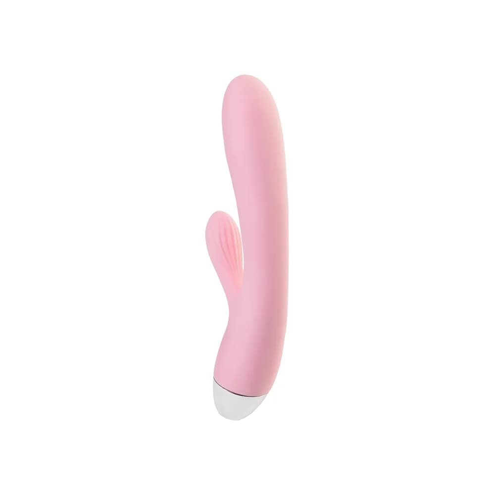 Jos Milly 40°C Isıtmalı ve Titreşimli Silikon Klitoral Uyarıcılı Pembe Vibratör 20 cm thumbnail 4