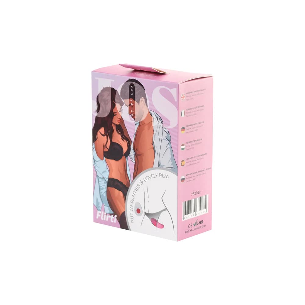 Jos Flirty Uzaktan Kumandalı Giyilebilir Klitoral Vibratör Pembe 9.3 cm thumbnail 18