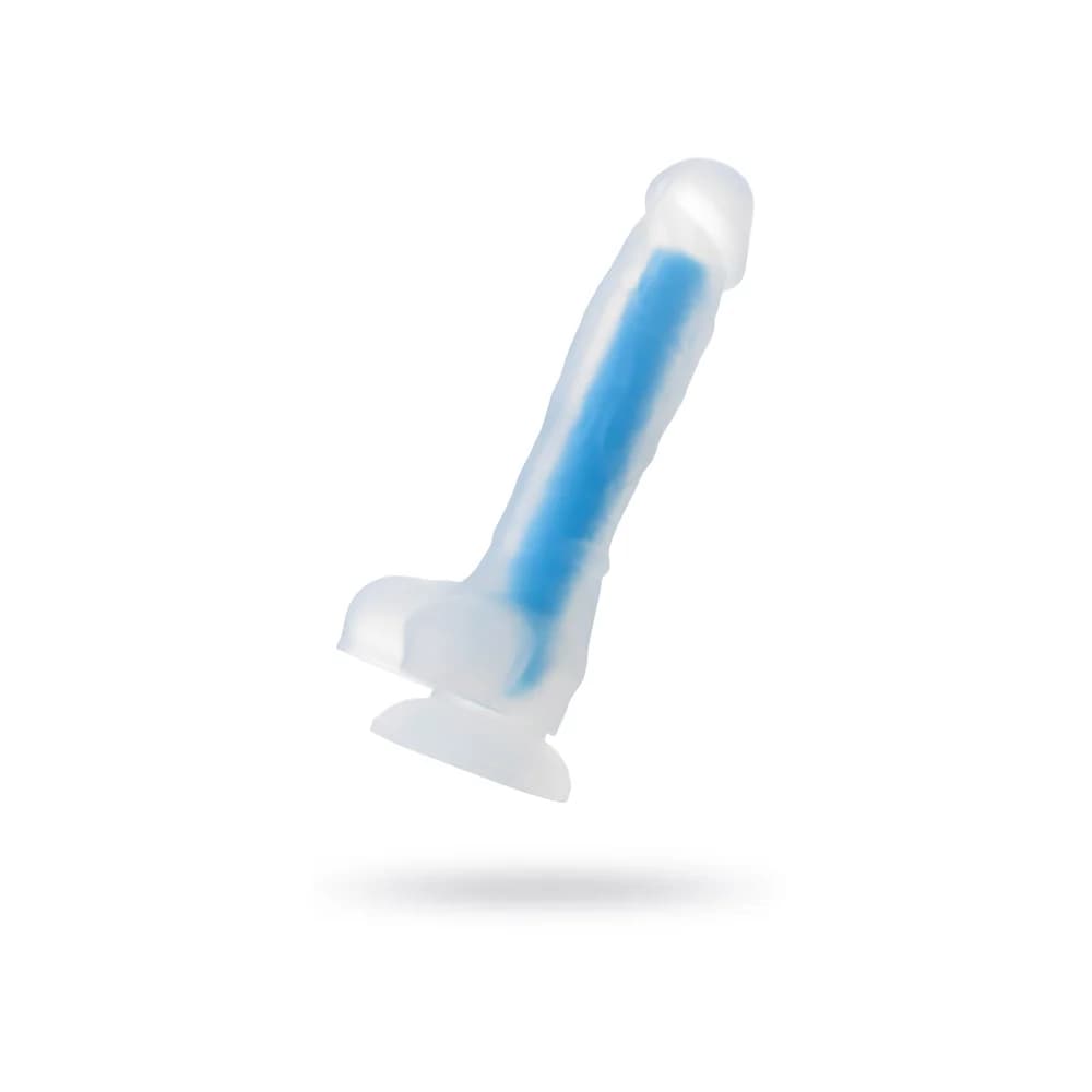 Beyond by Toyfa Bruce Glow 22 cm Gece Parlayan Yumuşak Silikon Dildo