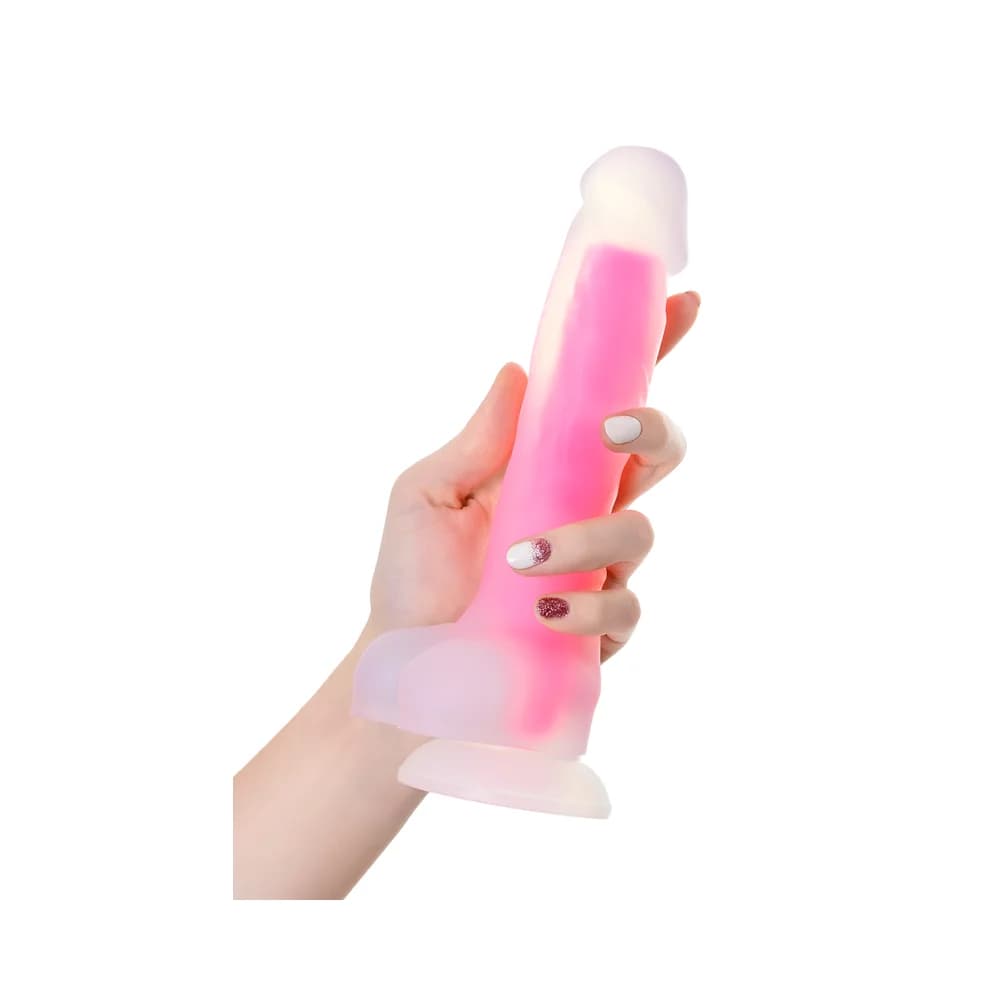 Beyond by Toyfa Peter Glow 22 cm Gece Parlayan Gerçekçi Silikon Dildo thumbnail 5