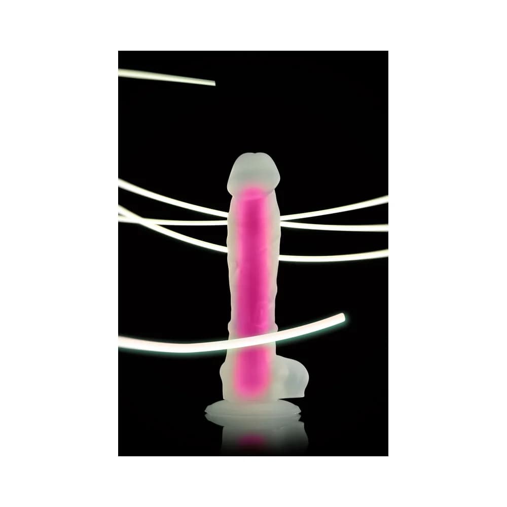 Beyond by Toyfa Peter Glow 22 cm Gece Parlayan Gerçekçi Silikon Dildo thumbnail 10