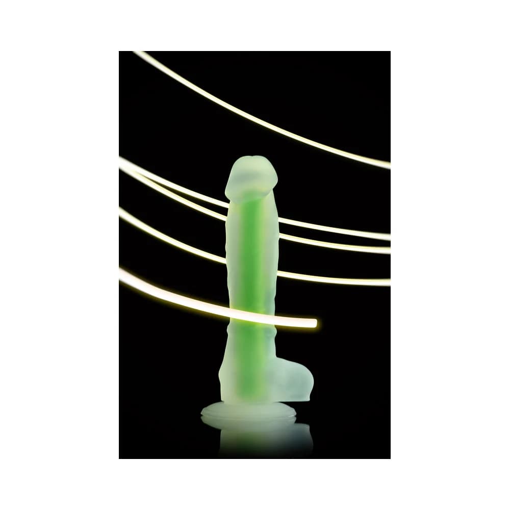 Beyond by Toyfa Wade Glow Gece Parlayan Şeffaf Silikon Gerçekçi Dildo 20 cm thumbnail 10