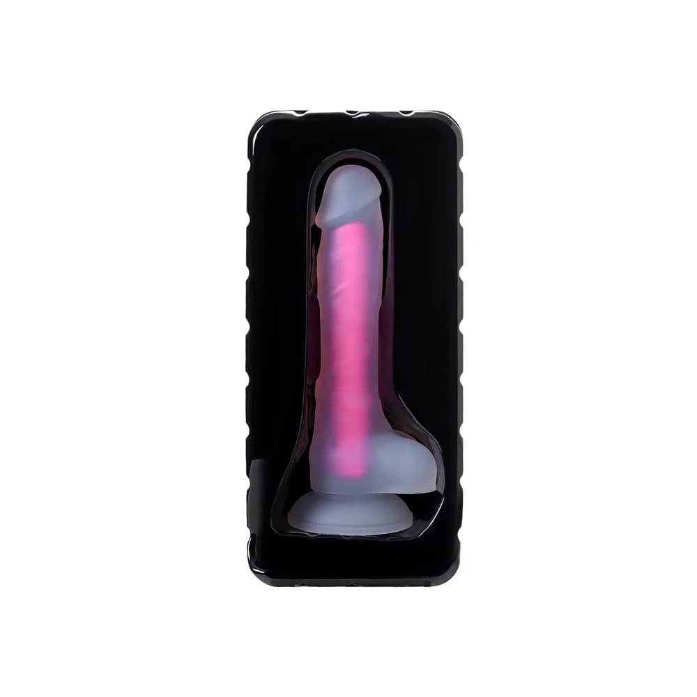 Beyond by Toyfa James Glow Karanlıkta Parlayan Transparan Silikon Gerçekçi Dildo 18 cm thumbnail 7